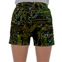 Circuits Circuit Board Yelow Sleepwear Shorts View1