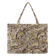 Marble Texture Pattern Seamless Medium Tote Bag by Ndabl3x