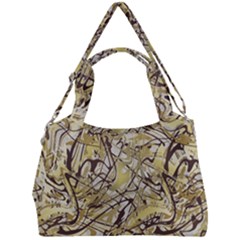 Marble Texture Pattern Seamless Double Compartment Shoulder Bag by Ndabl3x