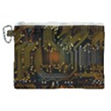 Circuits Circuit Board Orange Technology Canvas Cosmetic Bag (XL) View1