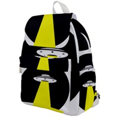 Ufo Flying Saucer Extraterrestrial Top Flap Backpack by Cendanart