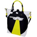 Ufo Flying Saucer Extraterrestrial Buckle Top Tote Bag View2