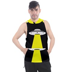 Ufo Flying Saucer Extraterrestrial Men s Sleeveless Hoodie by Cendanart