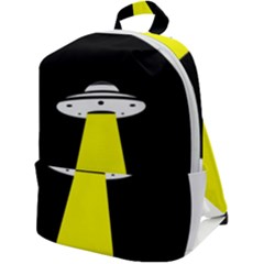 Ufo Flying Saucer Extraterrestrial Zip Up Backpack by Cendanart