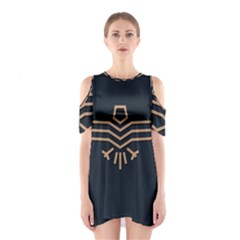 Eagle Bird Shoulder Cutout One Piece Dress by Cendanart