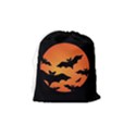 Halloween Bats Moon Full Moon Drawstring Pouch (Medium) View2