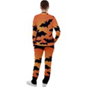 Halloween Bats Moon Full Moon Casual Jacket and Pants Set View2