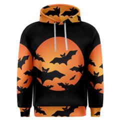 Halloween Bats Moon Full Moon Men s Overhead Hoodie by Cendanart