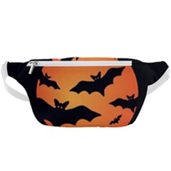 Halloween Bats Moon Full Moon Waist Bag  by Cendanart