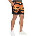 Halloween Bats Moon Full Moon Men s Runner Shorts View2