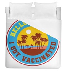 Vaccination Summer Duvet Cover (queen Size) by Cendanart