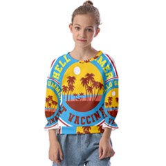 Vaccination Summer Kids  Cuff Sleeve Top