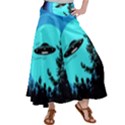 Ufo Alien Night Sky Night Women s Satin Palazzo Pants View1