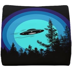 Ufo Alien Night Sky Night Seat Cushion by Cendanart