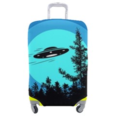 Ufo Alien Night Sky Night Luggage Cover (medium) by Cendanart