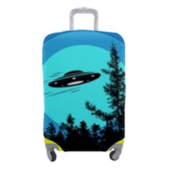 Ufo Alien Night Sky Night Luggage Cover (small) by Cendanart