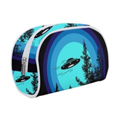 Ufo Alien Night Sky Night Make Up Case (small) by Cendanart