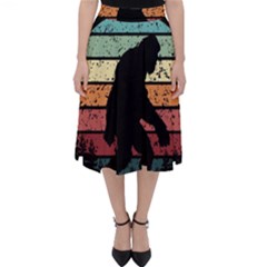 Monster Yeti Social Distance Monkey Classic Midi Skirt by Cendanart