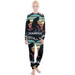 Monster Yeti Social Distance Monkey Women s Lounge Set by Cendanart