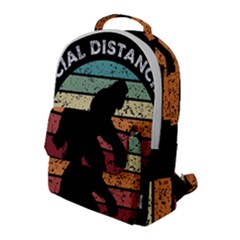 Monster Yeti Social Distance Monkey Flap Pocket Backpack (large) by Cendanart