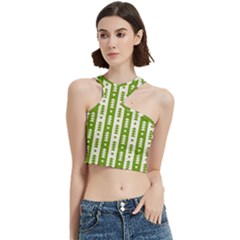 Christmas Green Tree Background Cut Out Top by Cendanart