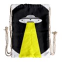 Ufo Flying Saucer Extraterrestrial Drawstring Bag (Large) View2