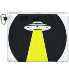 Ufo Flying Saucer Extraterrestrial Canvas Cosmetic Bag (xxxl) by Cendanart