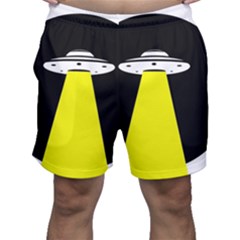 Ufo Flying Saucer Extraterrestrial Men s Shorts by Cendanart