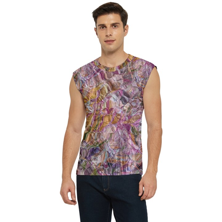 Abstract flow VI Men s Raglan Cap Sleeve T-Shirt