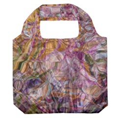 Abstract Flow Vi Premium Foldable Grocery Recycle Bag by kaleidomarblingart