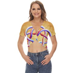 Img 20231205 235101 779 Twist Front Crop Top by Ndesign