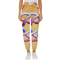 Math Prototype Women s Cropped Drawstring Pants