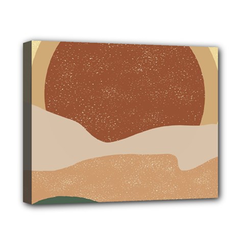 Sunrise Sunset Desert Wall Art Canvas 10  X 8  (stretched) by Bedest