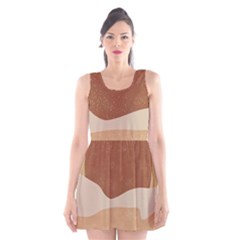 Sunrise Sunset Desert Wall Art Scoop Neck Skater Dress by Bedest