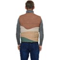 Sunrise Sunset Desert Wall Art Men s Button Up Puffer Vest	 View4