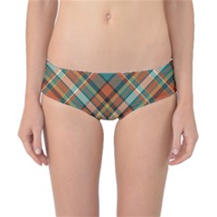 Tartan Scotland Seamless Plaid Pattern Vector Retro Background Fabric Vintage Check Color Square Geo Classic Bikini Bottoms by Ket1n9