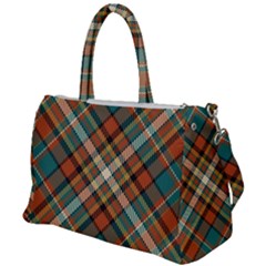 Tartan Scotland Seamless Plaid Pattern Vector Retro Background Fabric Vintage Check Color Square Geo Duffel Travel Bag by Ket1n9