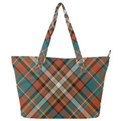 Tartan Scotland Seamless Plaid Pattern Vector Retro Background Fabric Vintage Check Color Square Geo Full Print Shoulder Bag by Ket1n9