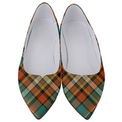 Tartan Scotland Seamless Plaid Pattern Vector Retro Background Fabric Vintage Check Color Square Geo Women s Low Heels