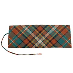 Tartan Scotland Seamless Plaid Pattern Vector Retro Background Fabric Vintage Check Color Square Geo Roll Up Canvas Pencil Holder (s) by Ket1n9