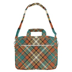 Tartan Scotland Seamless Plaid Pattern Vector Retro Background Fabric Vintage Check Color Square Geo Macbook Pro 13  Shoulder Laptop Bag  by Ket1n9