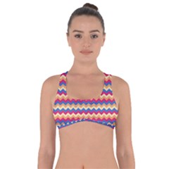 Zigzag Pattern Seamless Zig Zag Background Color Got No Strings Sports Bra by Ket1n9