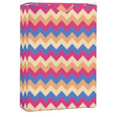 Zigzag Pattern Seamless Zig Zag Background Color Playing Cards Single Design (rectangle) With Custom Box