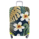 Seamless Pattern With Tropical Strelitzia Flowers Leaves Exotic Background Luggage Cover (Medium) View1