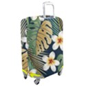 Seamless Pattern With Tropical Strelitzia Flowers Leaves Exotic Background Luggage Cover (Medium) View2