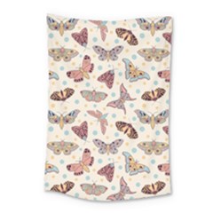 Pattern With Butterflies Moths Small Tapestry