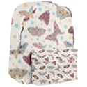 Pattern With Butterflies Moths Giant Full Print Backpack View3