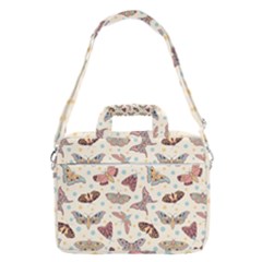 Pattern With Butterflies Moths Macbook Pro 13  Shoulder Laptop Bag  by Ket1n9