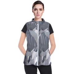 Gray Mountain Illustration Grey Mountain Digital Women s Puffer Vest by Cendanart