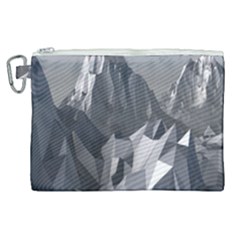 Gray Mountain Illustration Grey Mountain Digital Canvas Cosmetic Bag (xl) by Cendanart